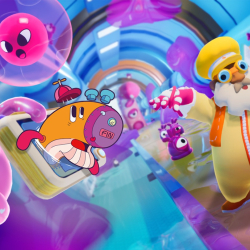 WHALIEN - Unexpeced Guests, kolorowa familijna kreskówkowa gra ma styczniową datę premiery na Steam