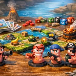 Worms: Gra planszowa – nadchodzi rodzinna strategiczna premiera