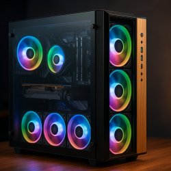 Zalman P40 Namu z drewnianym akcentem i panoramicznym szkłem