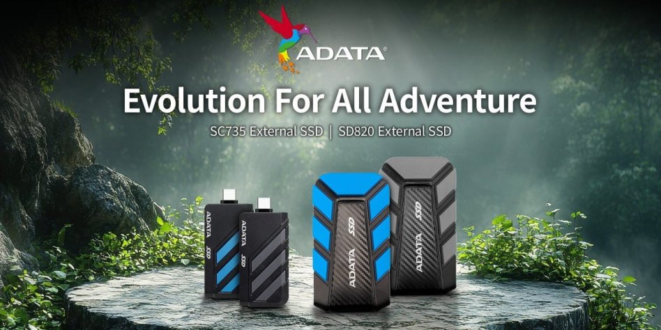 ADATA prezentuje wytrzymałe dyski SSD SD820 i SC735