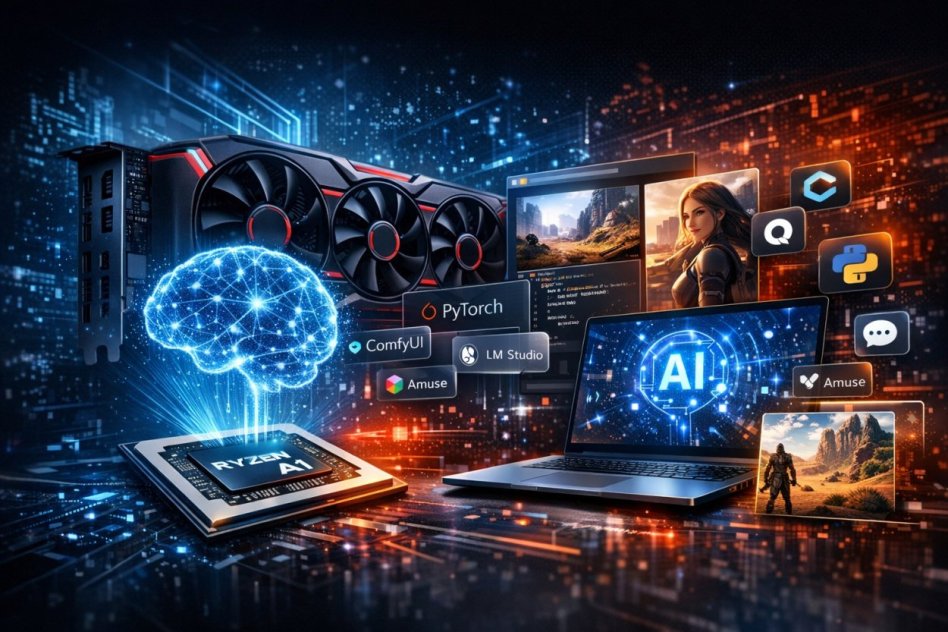 AMD wprowadza pakiet AI Adrenalin Edition z nowym sterownikiem 26.1.1