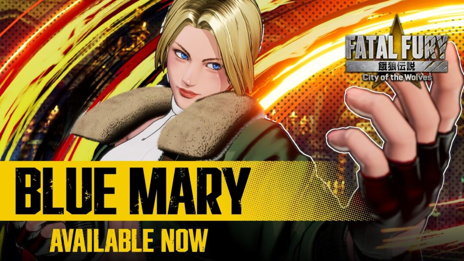 Blue Mary dostępna jako nowa postać DLC w FATAL FURY: City of the Wolves