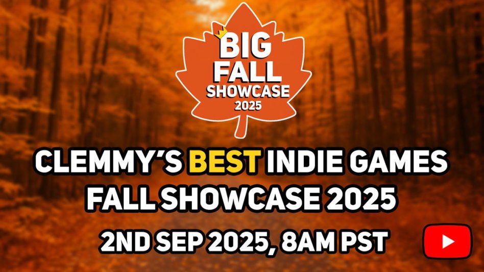Clemmy: Fall Indie Showcase wraca 2 września 2025