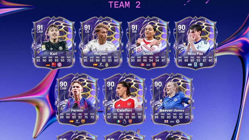 Druga drużyna Przyszłych Gwiazd trafia do EA SPORTS FC 26