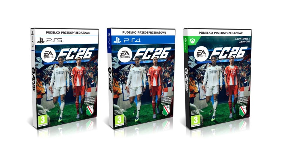 EA Sports FC 26 z limitowanym pudełkiem dla fanów Legii w Media Markt