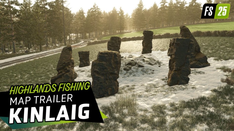 Farming Simulator 25 otrzymuje nową mapę Kinlaig w dodatku Highlands Fishing