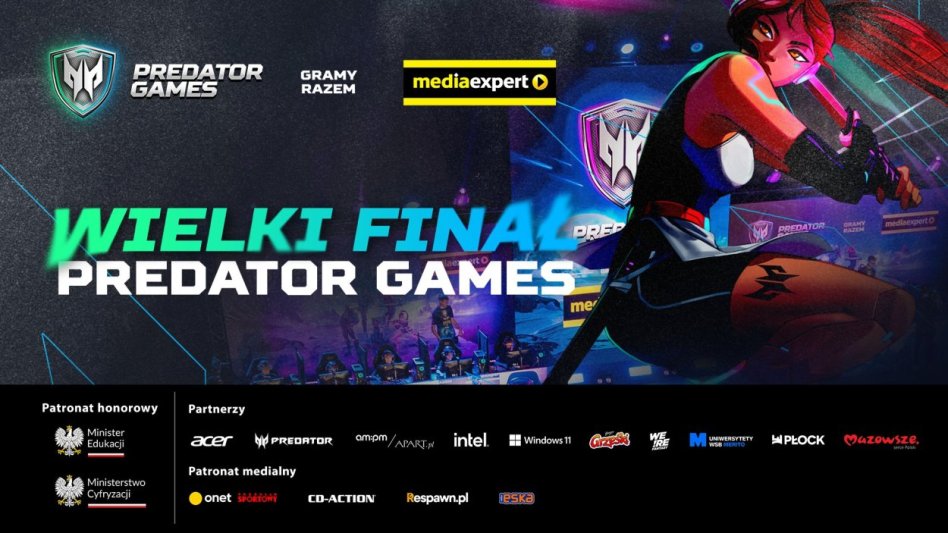 Finały Predator Games znowu w Płocku - największy turniej szkolnego e-sportu w Europie