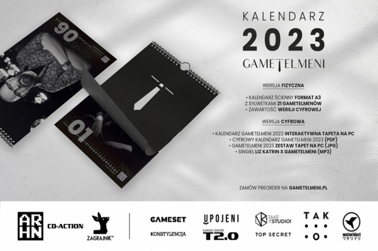 Gametelmeni 2023, czyli kalendarz z polskimi graczami. Zysk ze sprzedaży będzie przekazany na pomoc potrzebującym