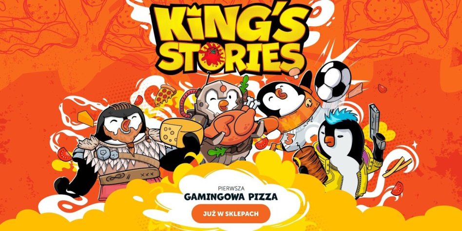 Graj i wygraj monitory i sprzęt z pierwszą gamingową pizzą King's Stories