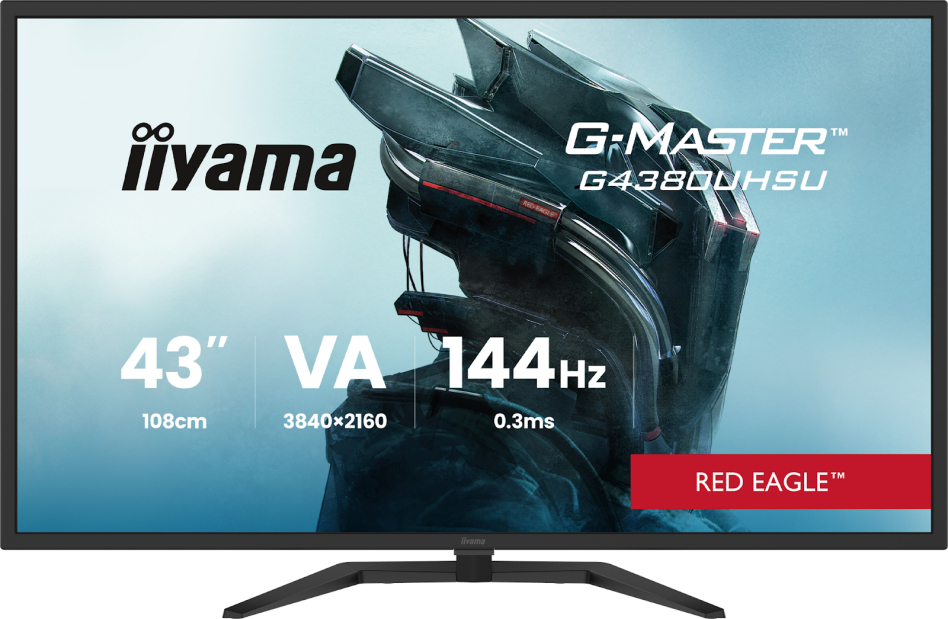 iiyama G-Master G4380UHSU-B2 Red Eagle - 43-calowy monitor 4K dla graczy