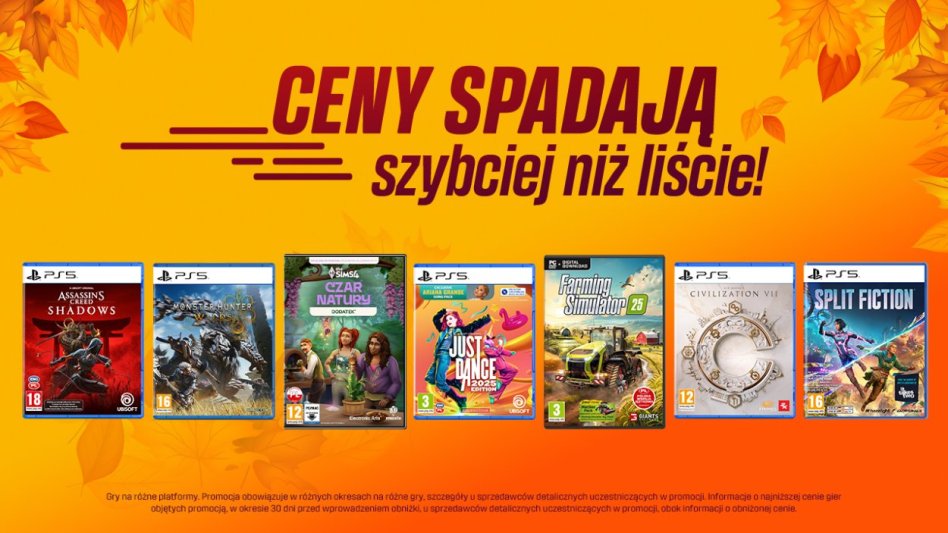 Jesienna promocja Cenegi z nowymi grami i dodatkami w niskich cenach