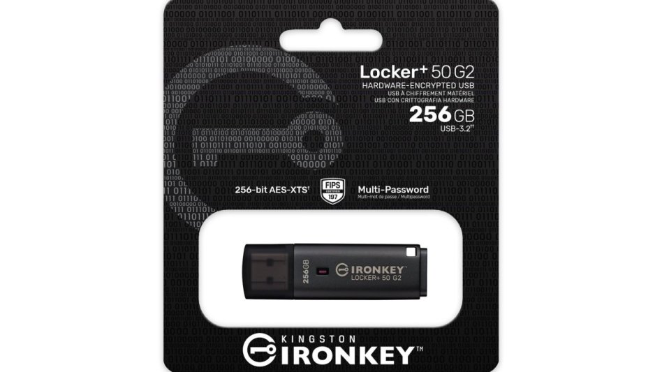 Kingston IronKey Locker+ 50 G2 – pendrive z szyfrowaniem i ochroną przed odciskami