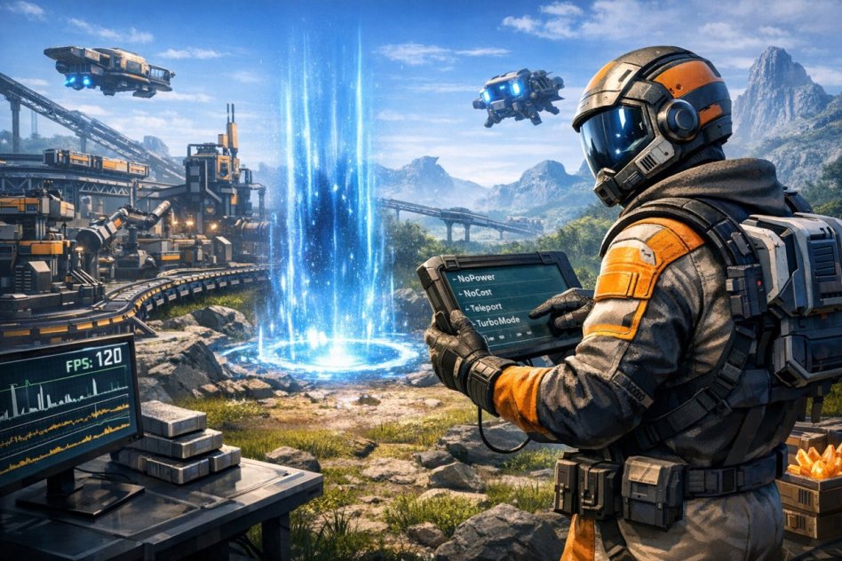 Kompletny przewodnik po cheatach i konsolowych komendach w Satisfactory