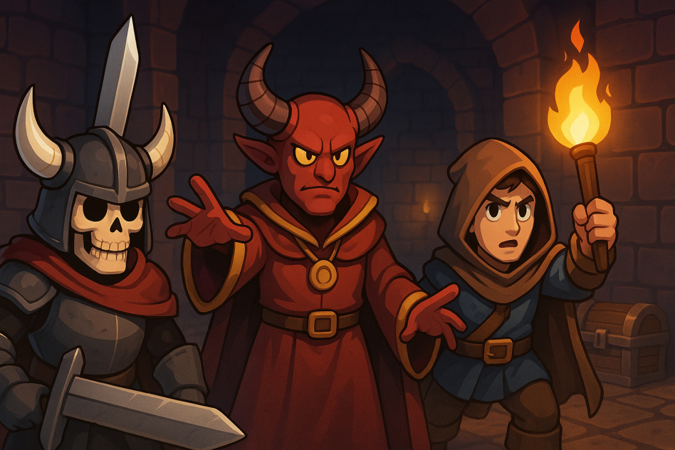 Let’s Build a Dungeon: 140 000 wishlista Steam i prezentacja trybów gry