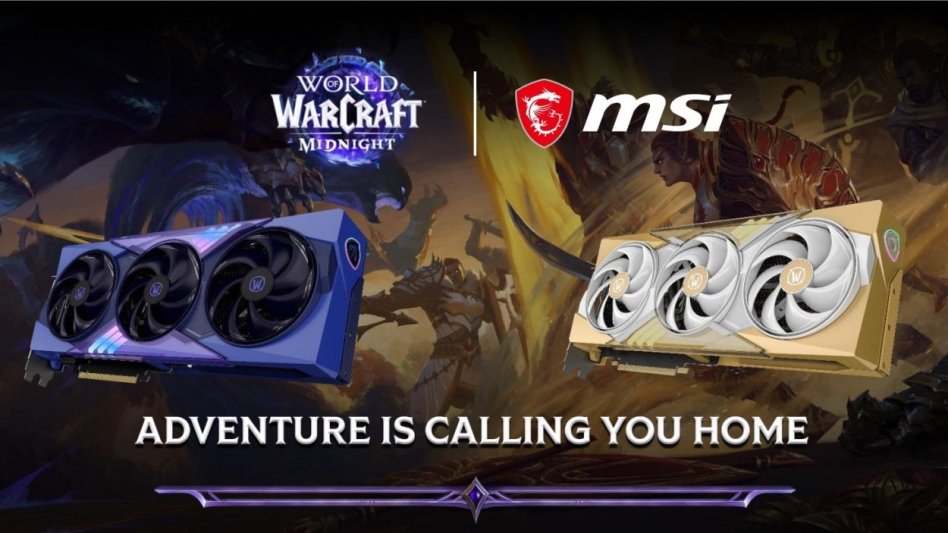 Limitowane karty MSI RTX 5070 inspirowane World of Warcraft: Midnight
