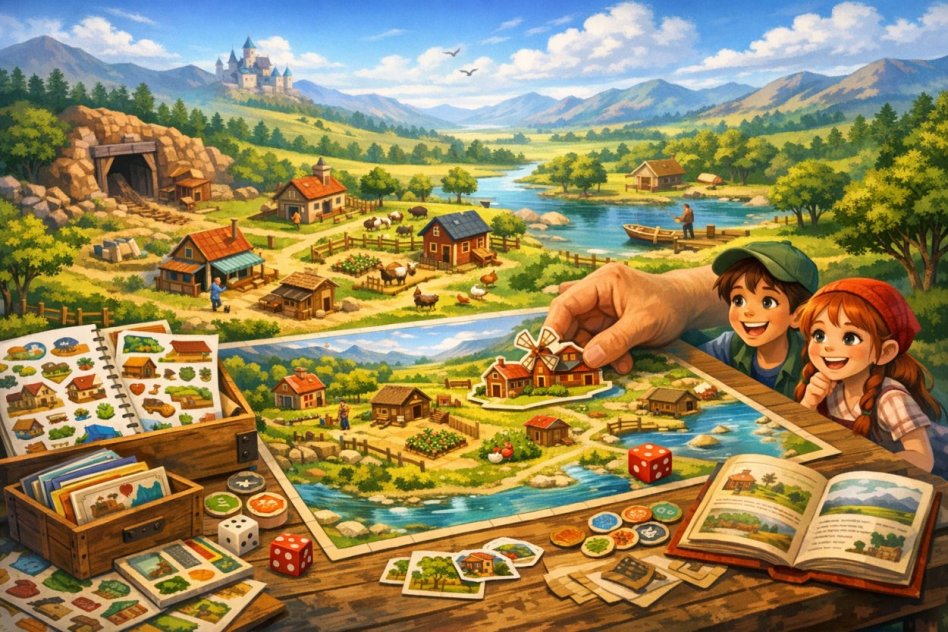 Naklejkowo – nowa rodzinna gra planszowa z naklejkami od Rebel