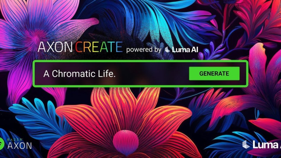 Razer Axon wraz z Luma AI umożliwiają tworzenie unikalnych tapet na pulpit