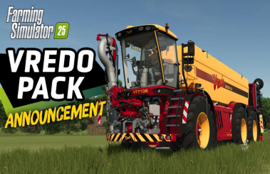 Farming Simulator 25 z dodatkiem Vredo Pack. Nowe maszyny i dziki niszczące pola