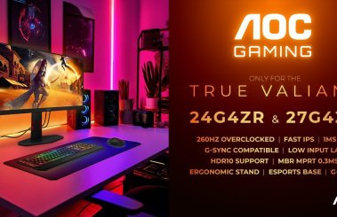 Nowe monitory AOC GAMING 24G4ZR i 27G4ZR z odświeżaniem 260 Hz w budżetowej cenie